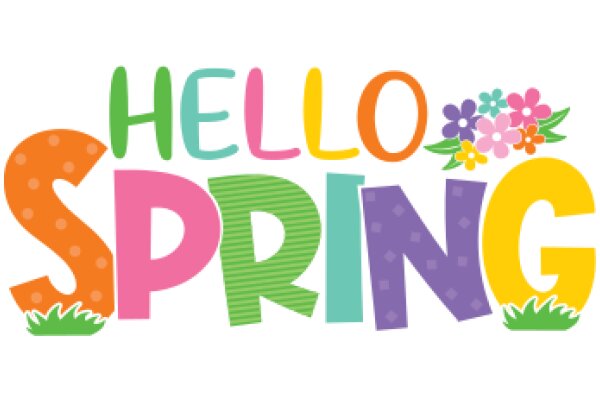 Welcome to Spring: A Colorful Greeting