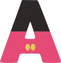 Vibrant Alphabet: A for Apple