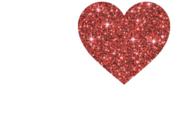 A Shimmering Red Heart: A Symbol of Love and Celebration