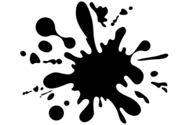 Ink Splatter Art: A Abstract Design