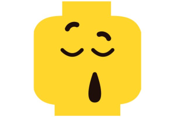 A Yellow Smiley Face with a Mouth and Eyes