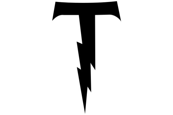 Stylized Logo of a Lightning Bolt