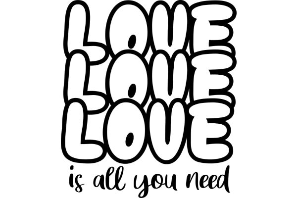 Love is All You Need: A Graphic Design Poster