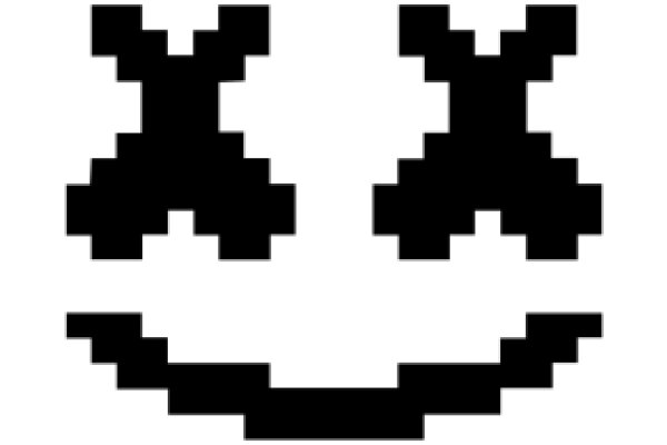 Emotional Pixel Art: A Smiling Face in