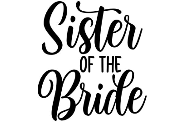 Sister of the Bride: A Graphic Design