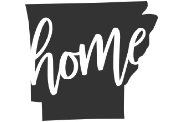 Stylized State Name 'Home' in