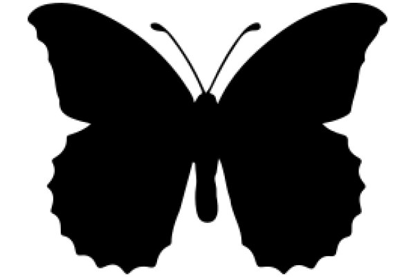 A Silhouette of a Butterfly: A Symbol of Transformation and Beauty