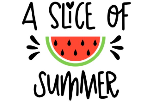 A Slice of Summer: A Delightful Illustration of a Watermelon Slice