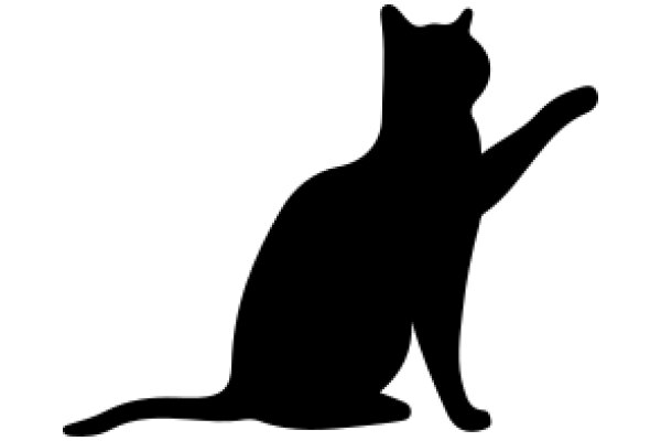 Silhouette of a Cat: A Graphic Design