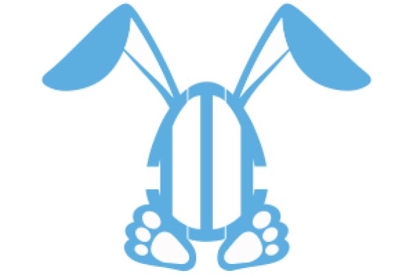 A Blue Bunny Logo