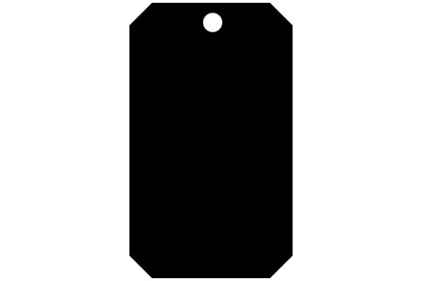 A Solid Black Background with a White Circle at the Top