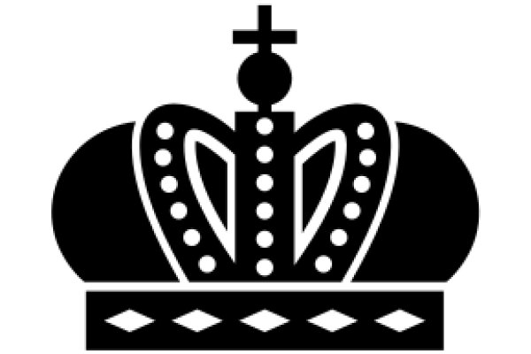 A Monochrome Crown Icon