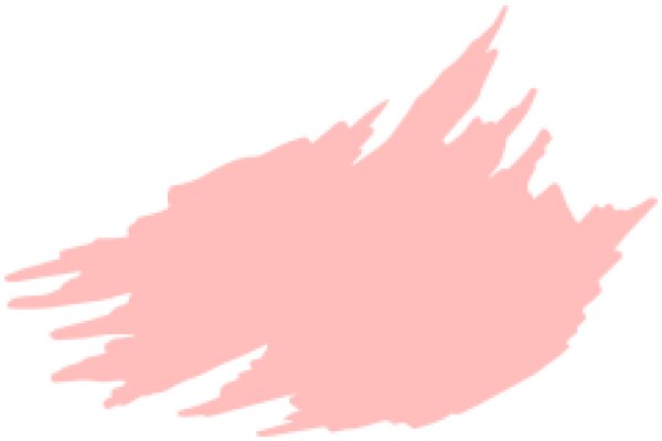 Abstract Art: A Pink Flame Silhouette