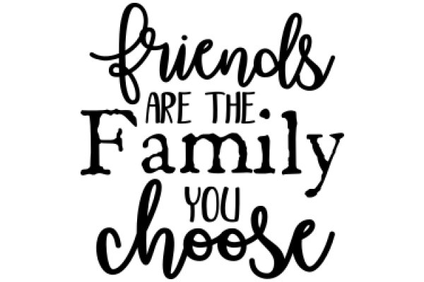 Friends Are the Family You Choose