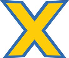 Vibrant Yellow X Logo