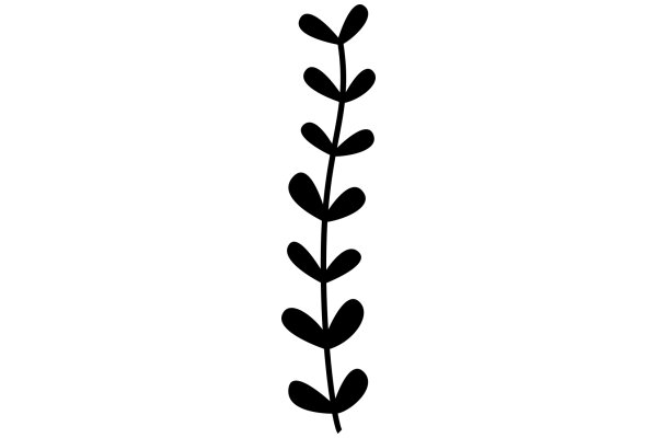 Stylized Artwork of a Plant