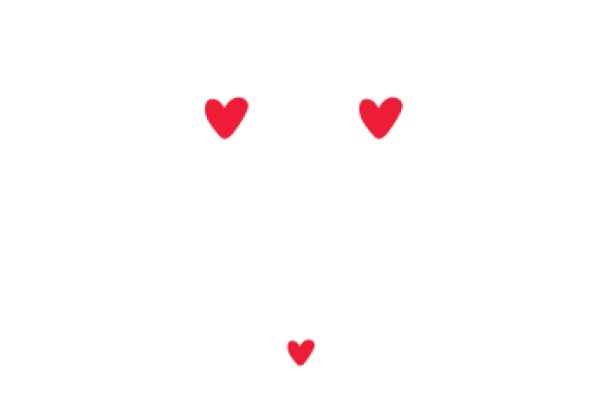 Simplicity in Design: A Red Heart on a White Background