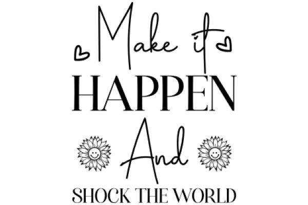 Inspirational Quote: Make It Happen, And Shock the World