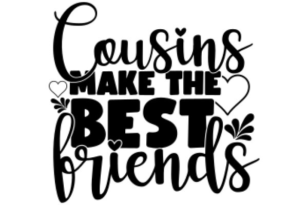 Cousins Make the Best Friends: A Heartwarming Affirmation