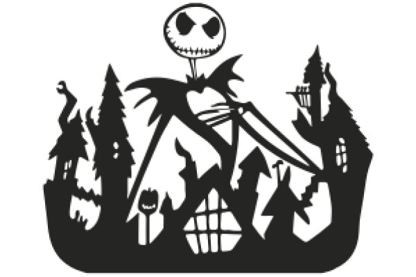 Silhouette of a Timeless Classic: The Nightmare Before Christmas