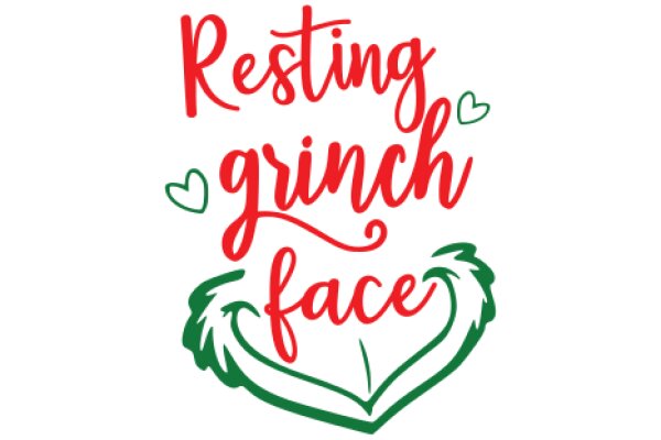 Resting Grinch Face: A Festive Holiday Greeting