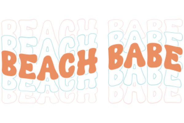 A Colorful Display of Beach-Related Words