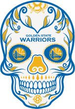 Golden State Warriors Skull Artwork