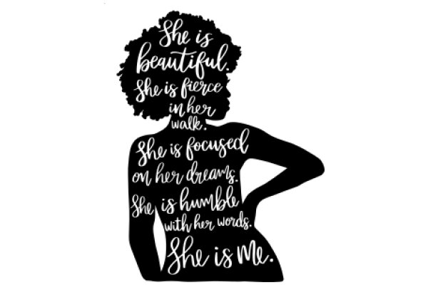 Inspirational Quote Silhouette: A Poster