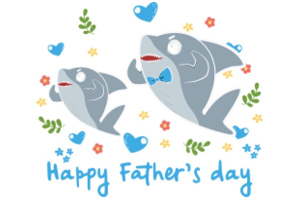 Celebrating Father's Day with a Shark-Themed Greeting Card