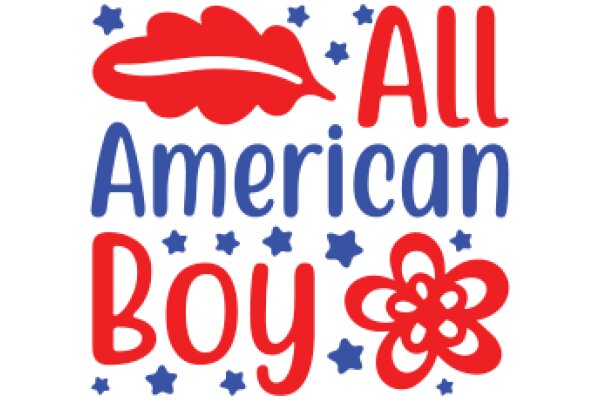 All American Boy: A Graphic Design with a Patriotic Theme