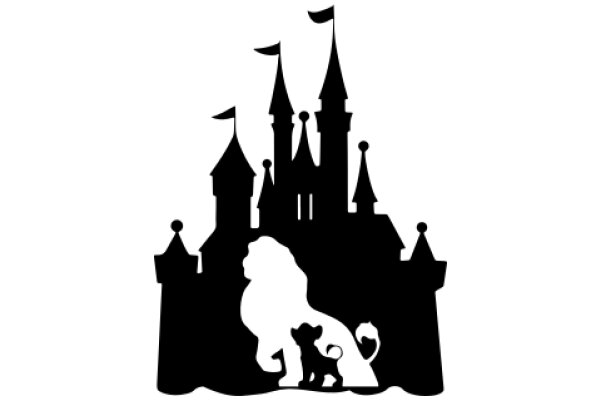 A Silhouette of a Castle and Its Guardians