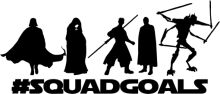 Squad Goals: A Silhouette Tribute to Star Wars