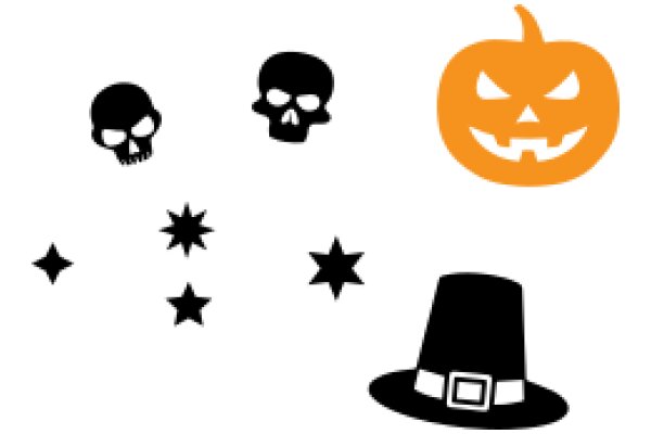 Halloween-Themed Icons: A Collection of Symbols for the Spooky Season