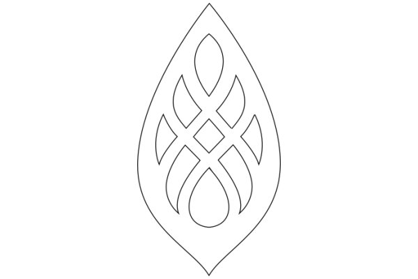 Stylized Geometric Design: A Symbol of Protection and Balance