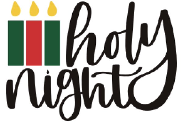 Holy Night: A Festive Logo for the Holiday Season