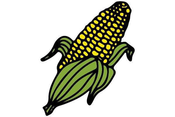 Vibrant Corn Illustration