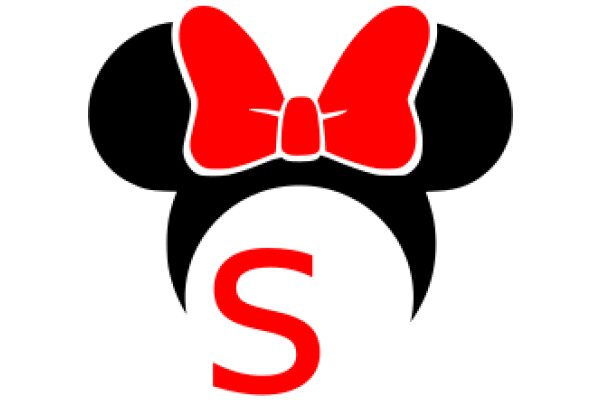 A Playful Logo: A Red Bow with a White 'S' in the Background