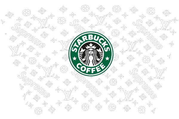 Starbucks Coffee Logo on a White Background