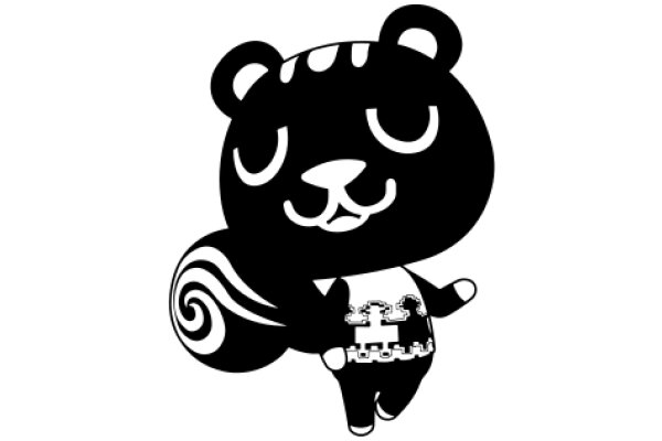 Stylish Bear Character with a Unique Design