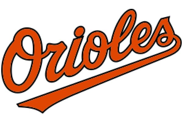 Vibrant Orange Orioles Logo