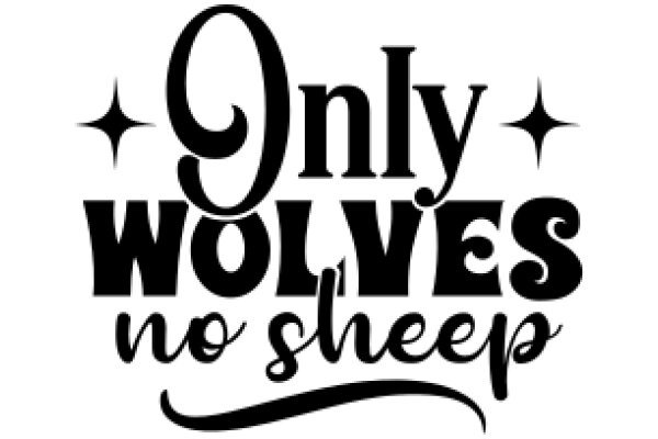 Only Wolves No Sheep: A Playful Take on the Classic 'Only One' Logo