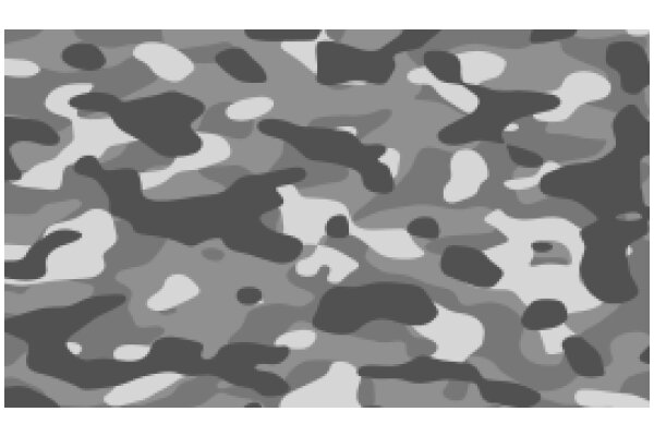 Camouflage Pattern: A Visual Study of Gray and White