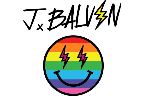 J Balvin's Colorful Smiley Face Logo