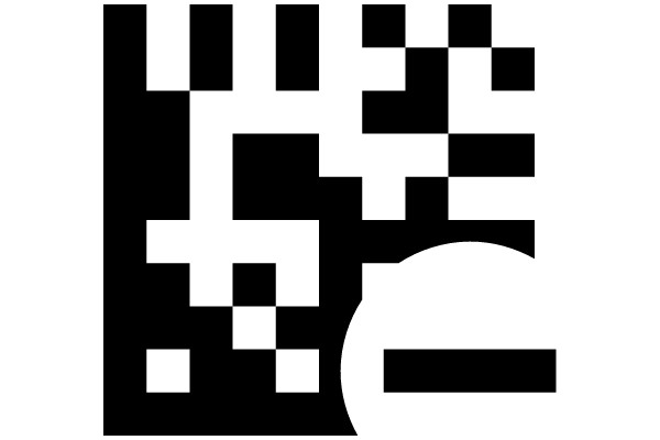 A Pixelated Icon of a QR Code