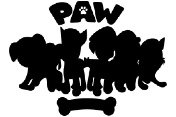 Paw-some Silhouette: A Playful Tribute to Our Furry Friends