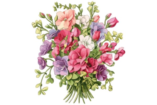 Vibrant Bouquet: A Colorful Display of Flowers