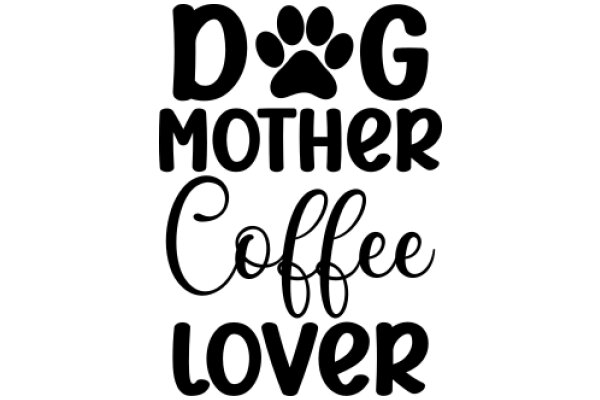 A Playful Tribute to the Love of Dogs and Coffee