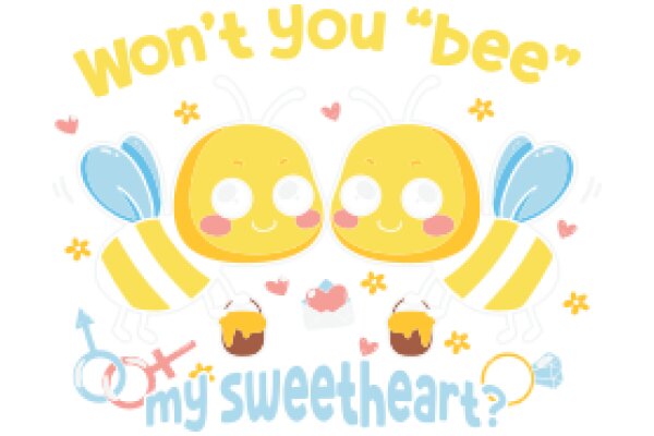 A Playful Invitation: 'Won't You 'Bee' My Sweetheart?'