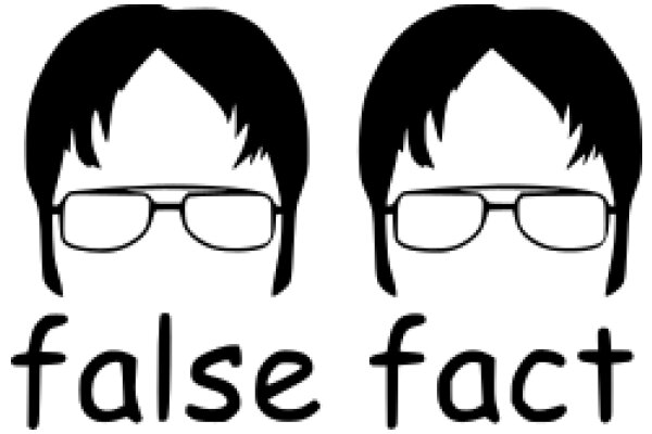 A Pair of Glasses with the Word 'False' Below Them