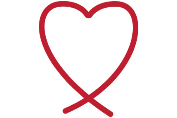 Simplistic Red Heart Logo